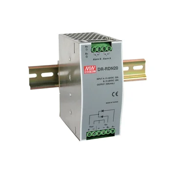 DR-RDN20 Модуль резервирования питания Вх:21-28В; Вых:24В/20A Mean Well